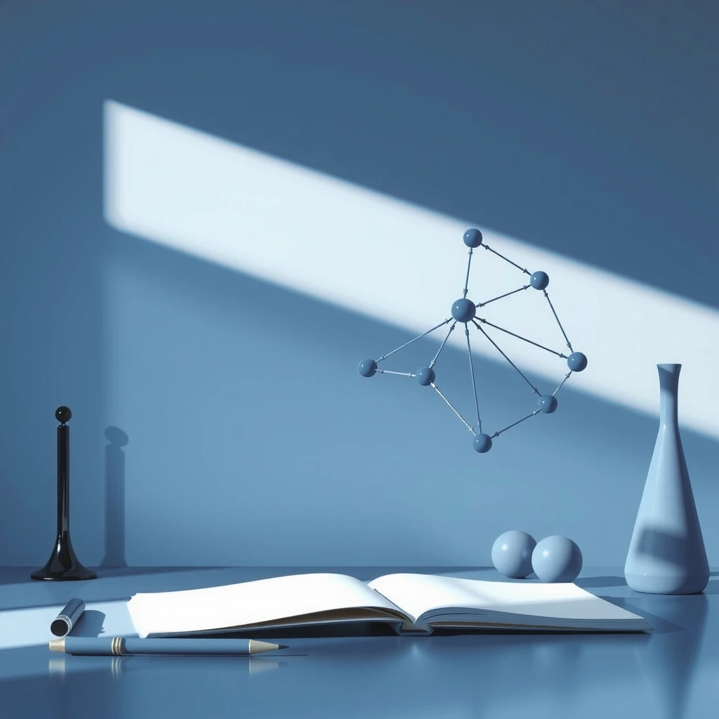 Abstrakcyjna ilustracja sieci neuronowej